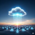 Dispositivos recibiendo datos de la nube