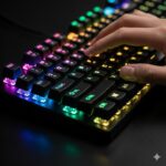 teclado iluminado rgb