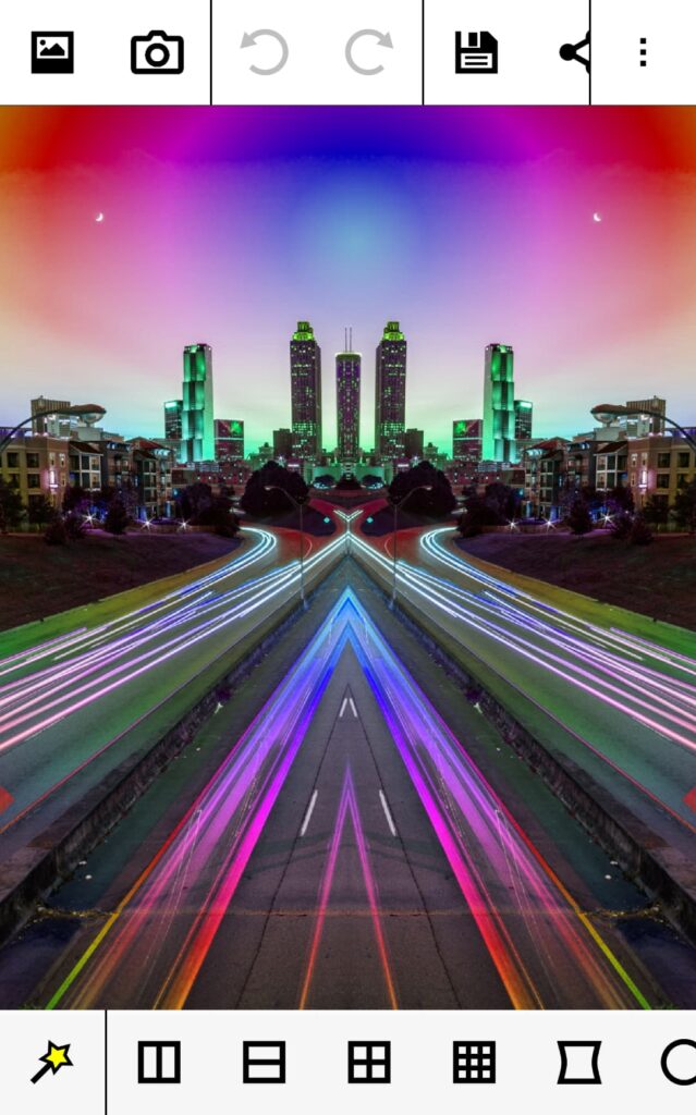 Efecto causado por Mirror Lab 3