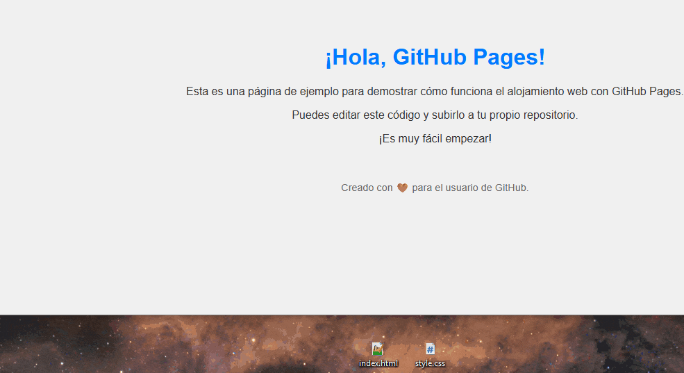 Carga de archivos a github