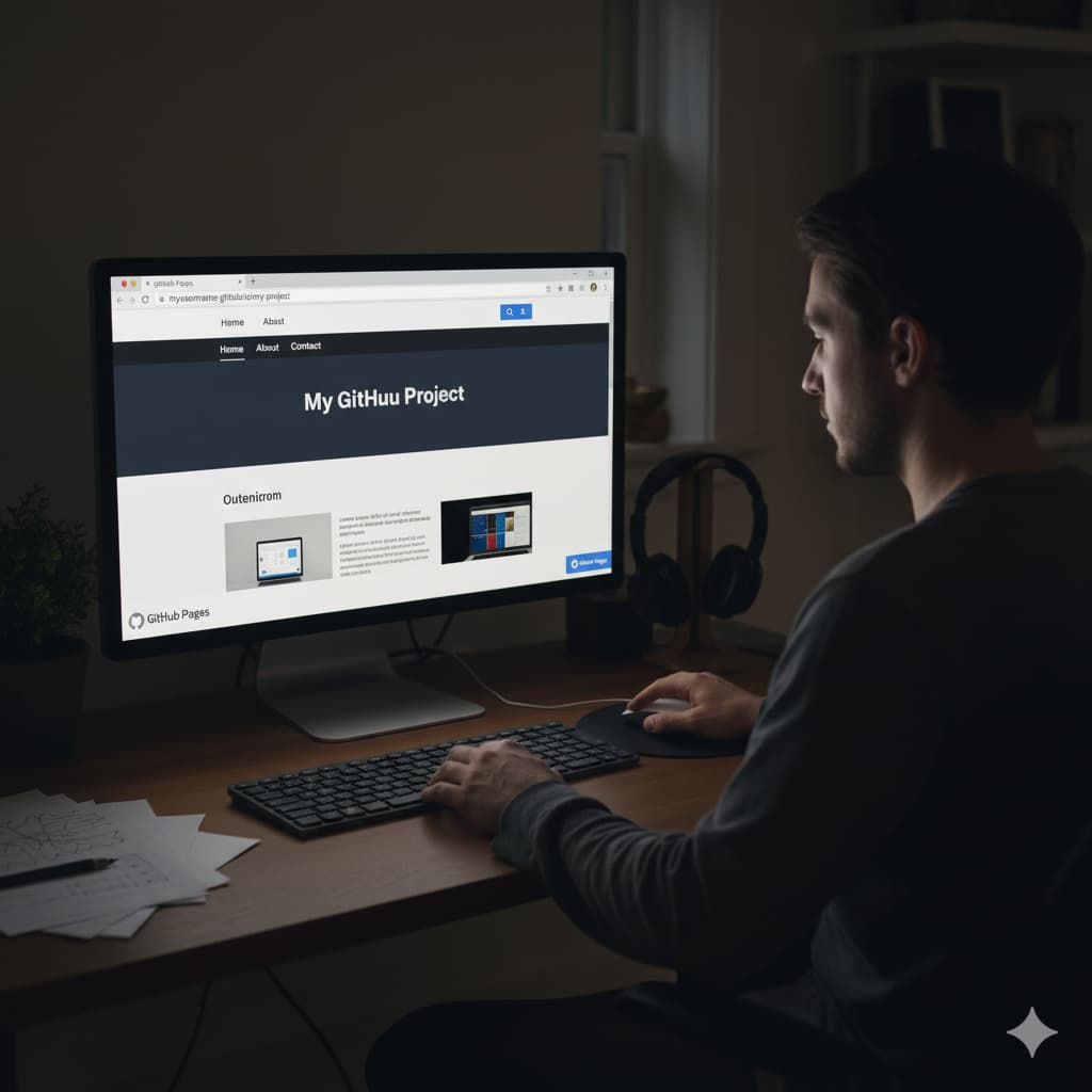 página desplegada en github pages