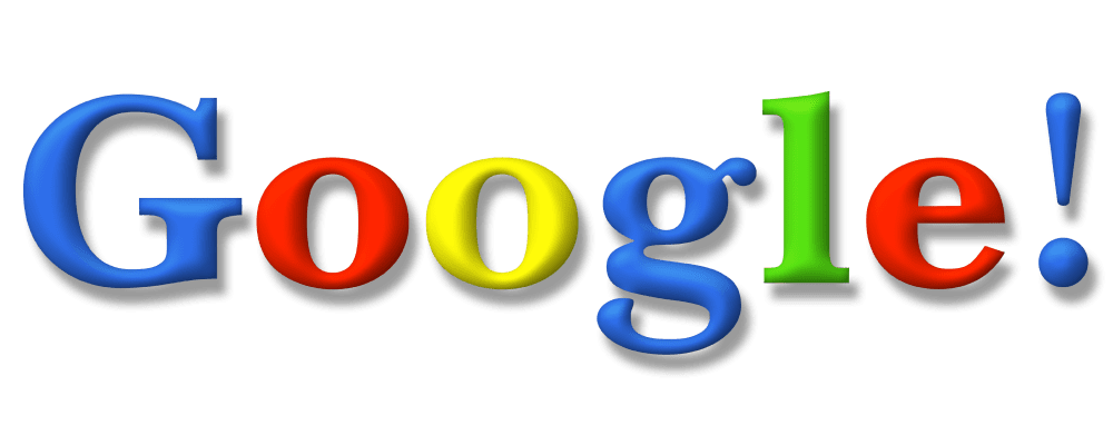 Primer versión del logo de Google
