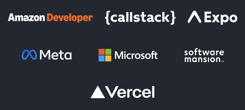 Lista de empresas fundadoras de React Foundation