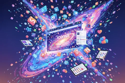 Variedad de íconos sobre el universo.