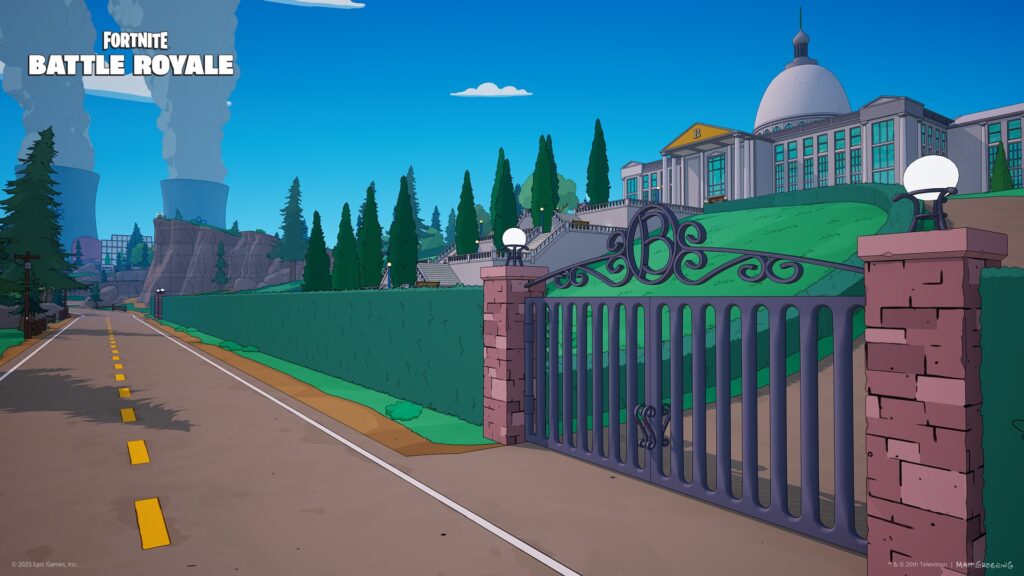 Entrada de Mansión Burns