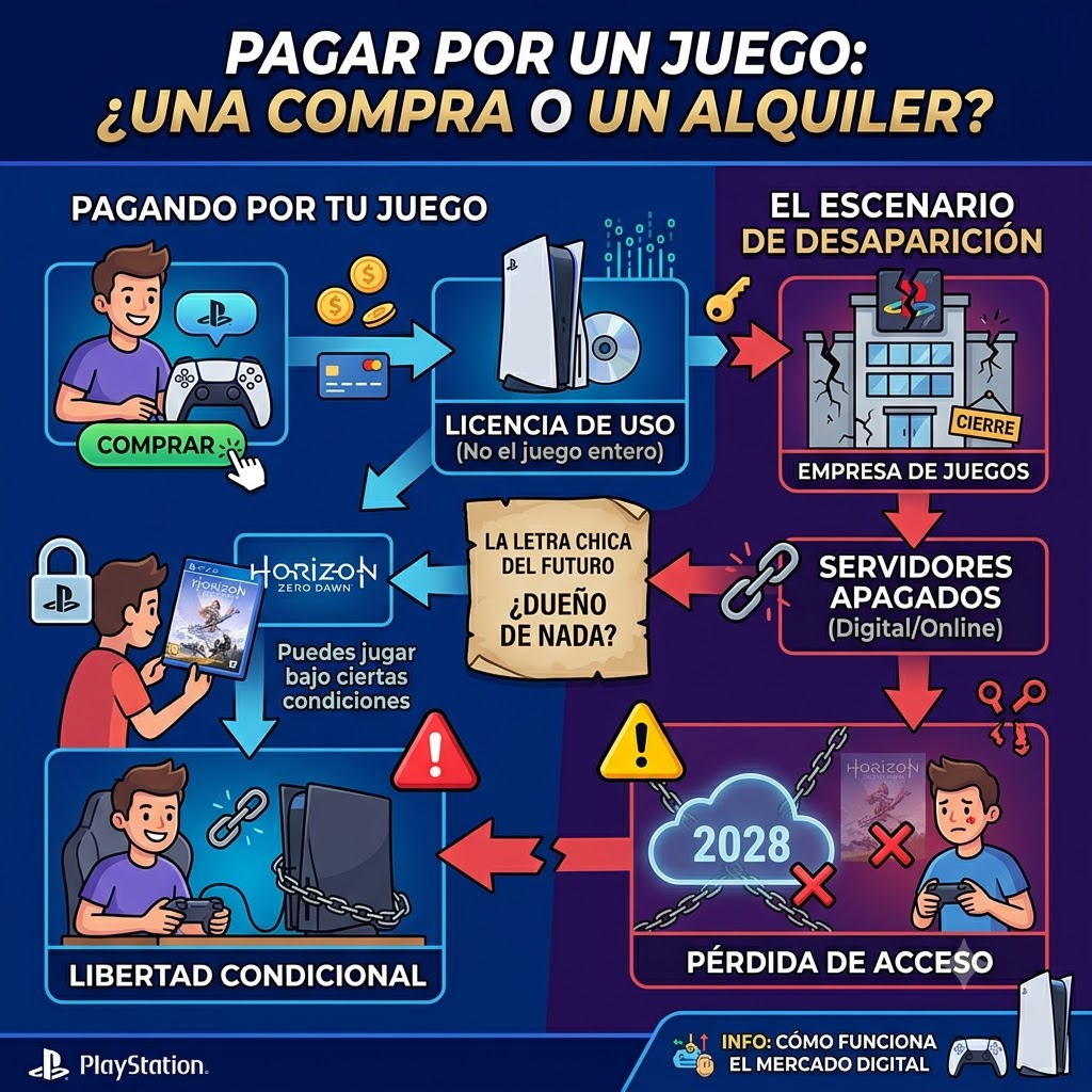 Infografía sobre el formato físico vs formato digital