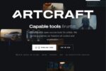Vista de la página de Artcraft